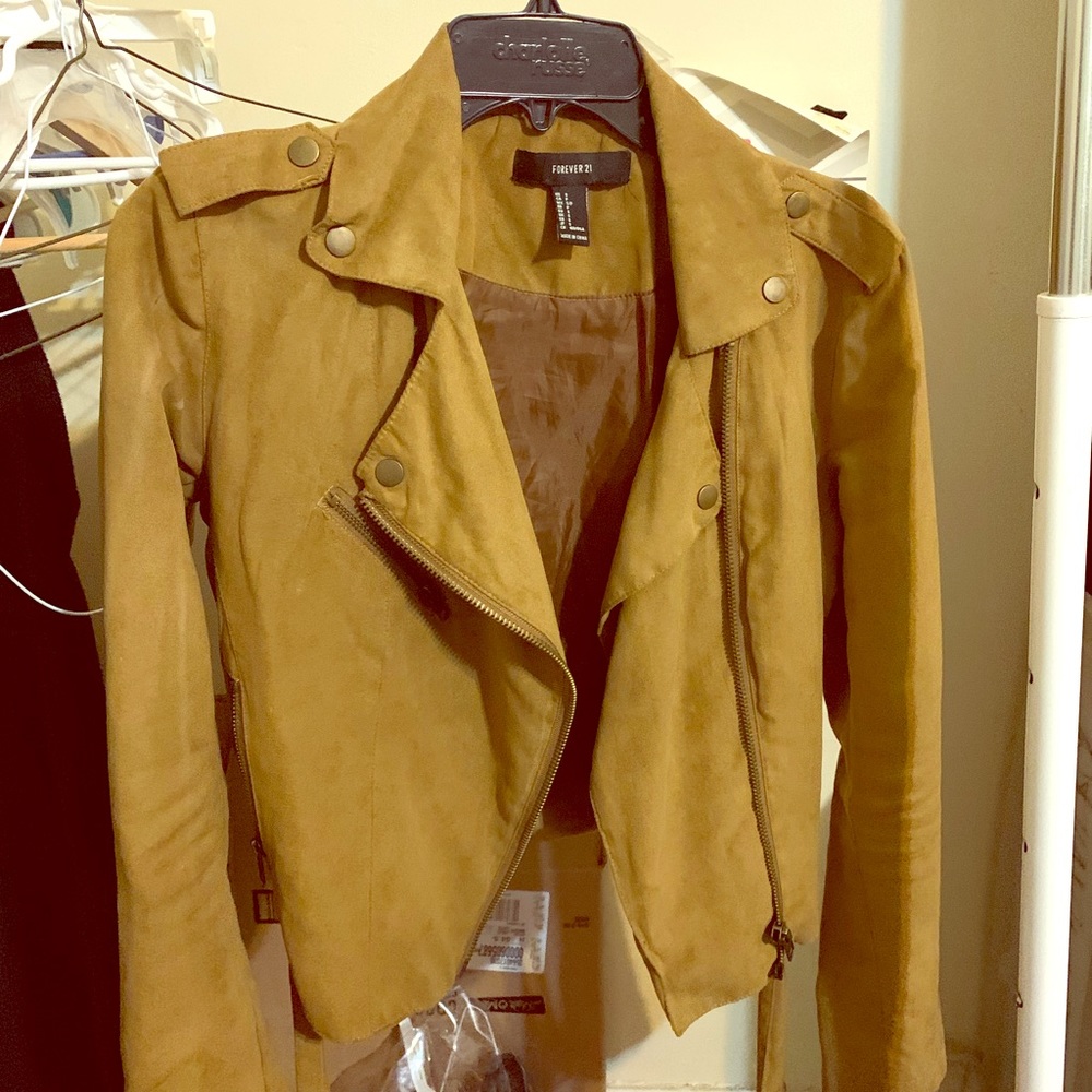 Forever 21 Suede Moto Jacket